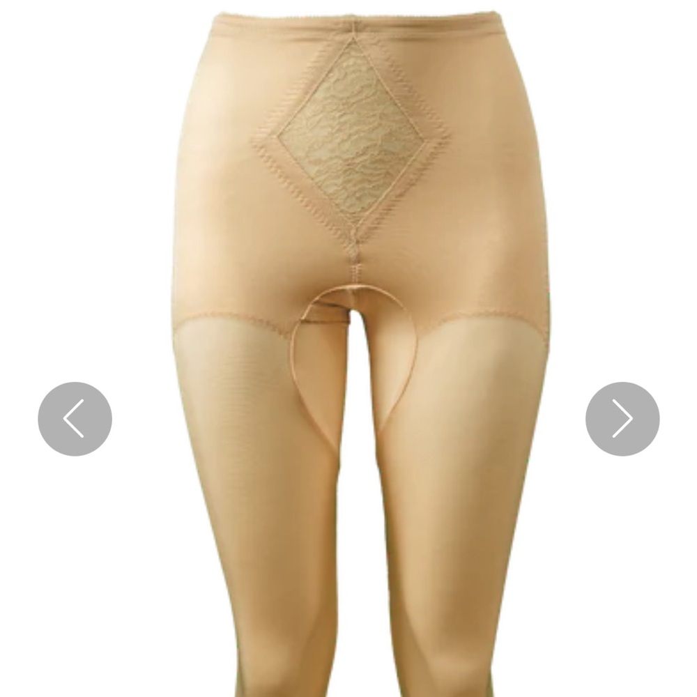 Rago Seamless Tan Shapewear for Women, Pant Liners 36 waist/3X